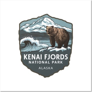 Kenai Fjords National Park Alaska Wildlife Posters and Art